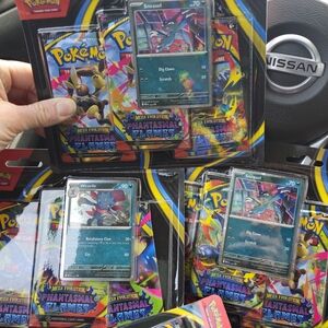 Pokémon Phantasmal Flames New Blister Pack Lot Of 3 Booster Sealed & Promo Card